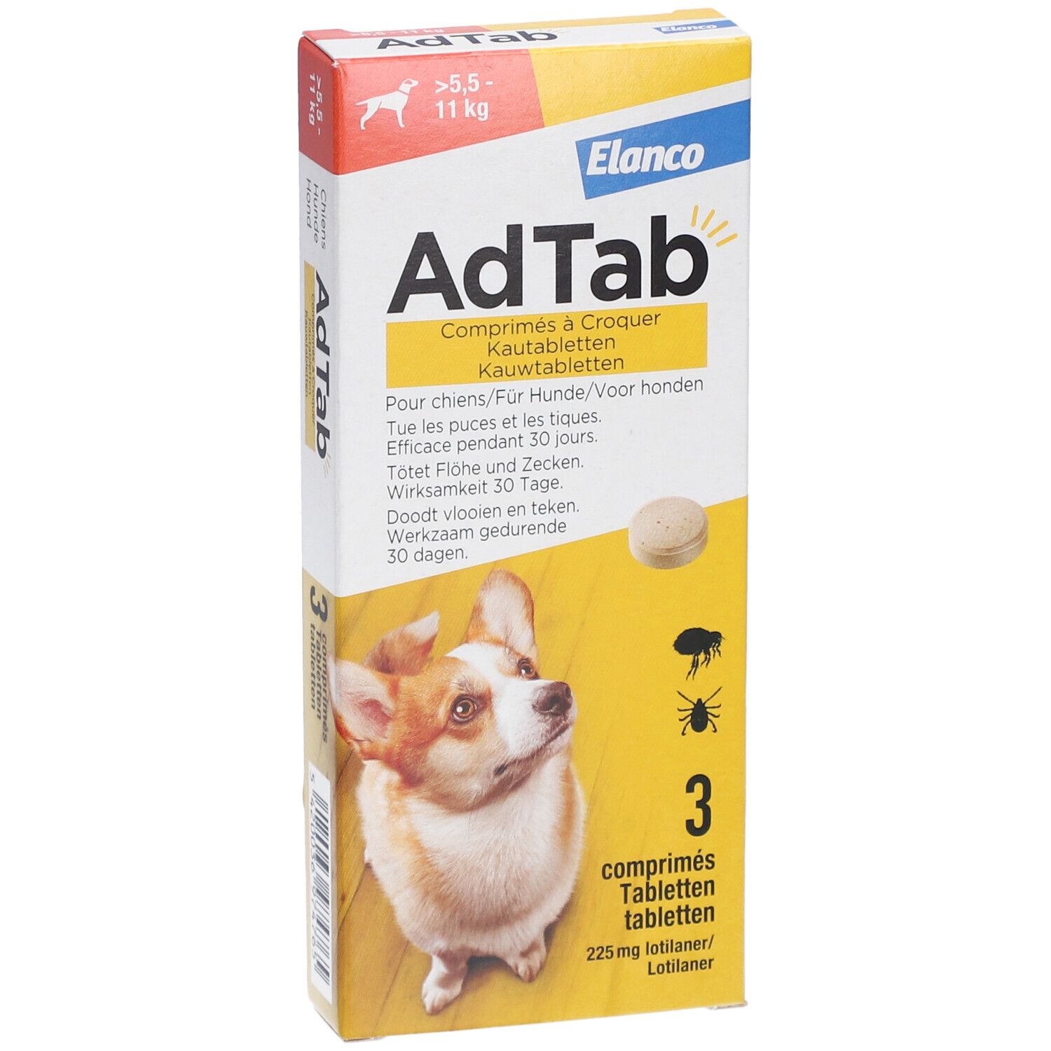 AdTab Chien > 5,5 Kg - 11 Kg