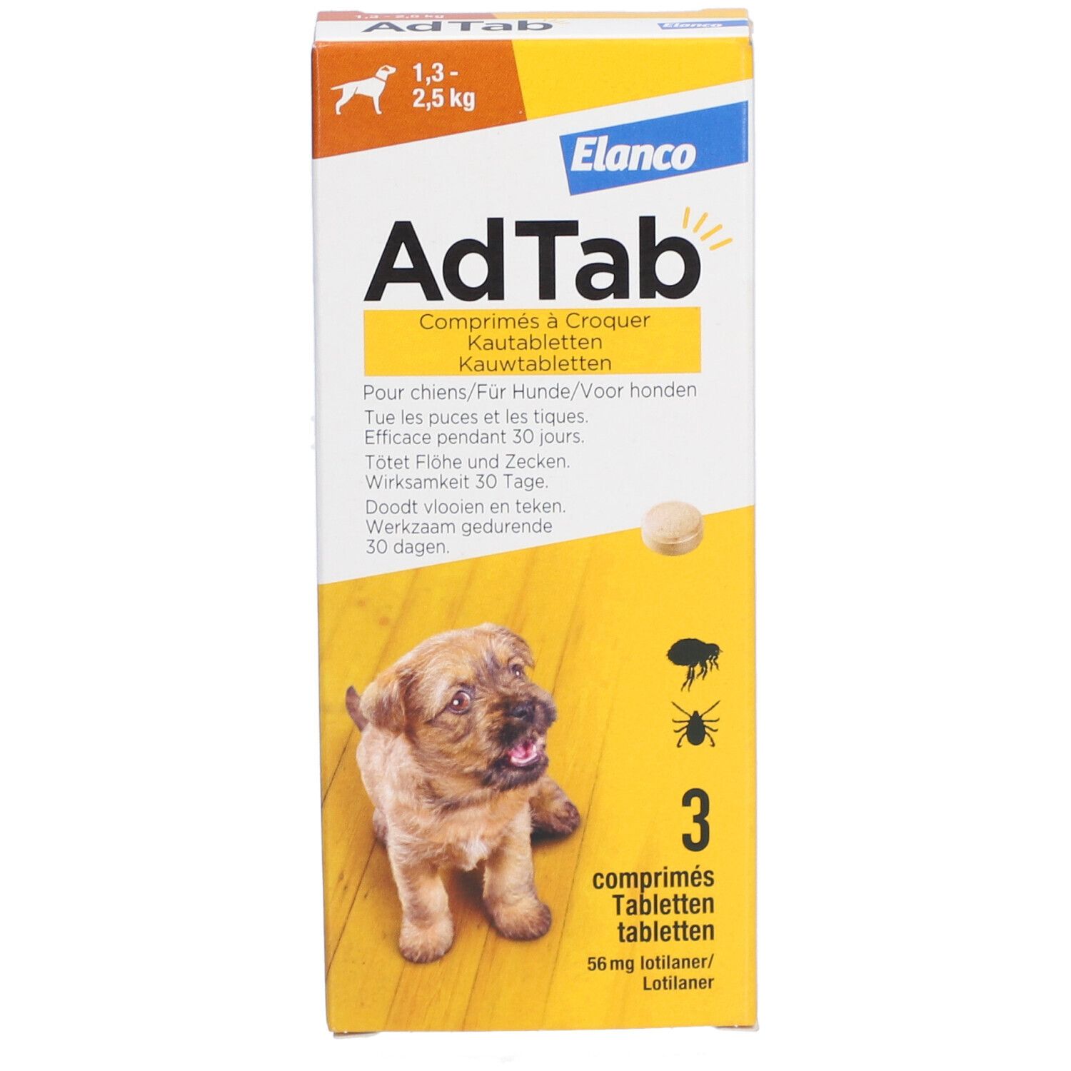 AdTab Chien 1,3 Kg - 2,5 Kg