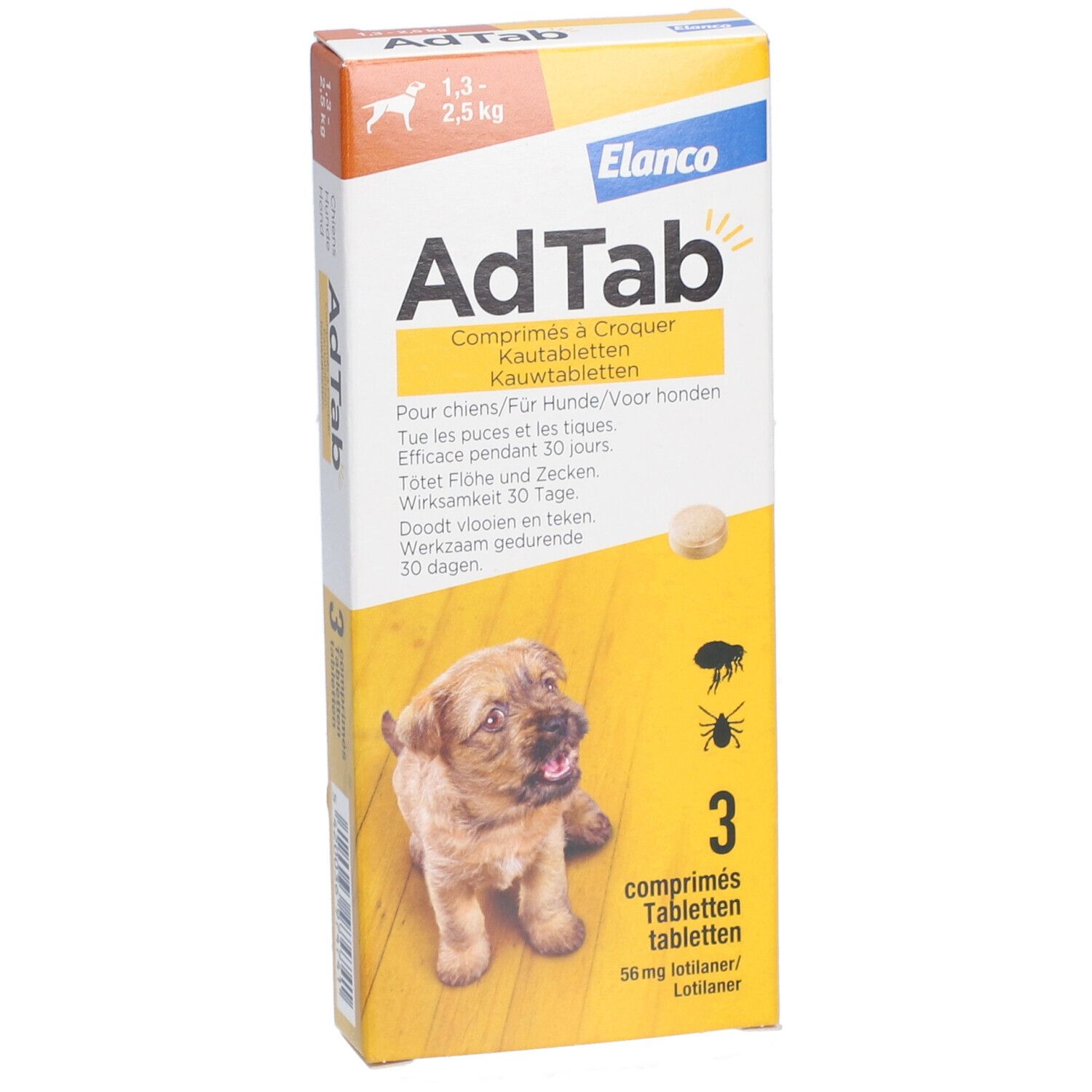 AdTab Chien 1,3 Kg - 2,5 Kg