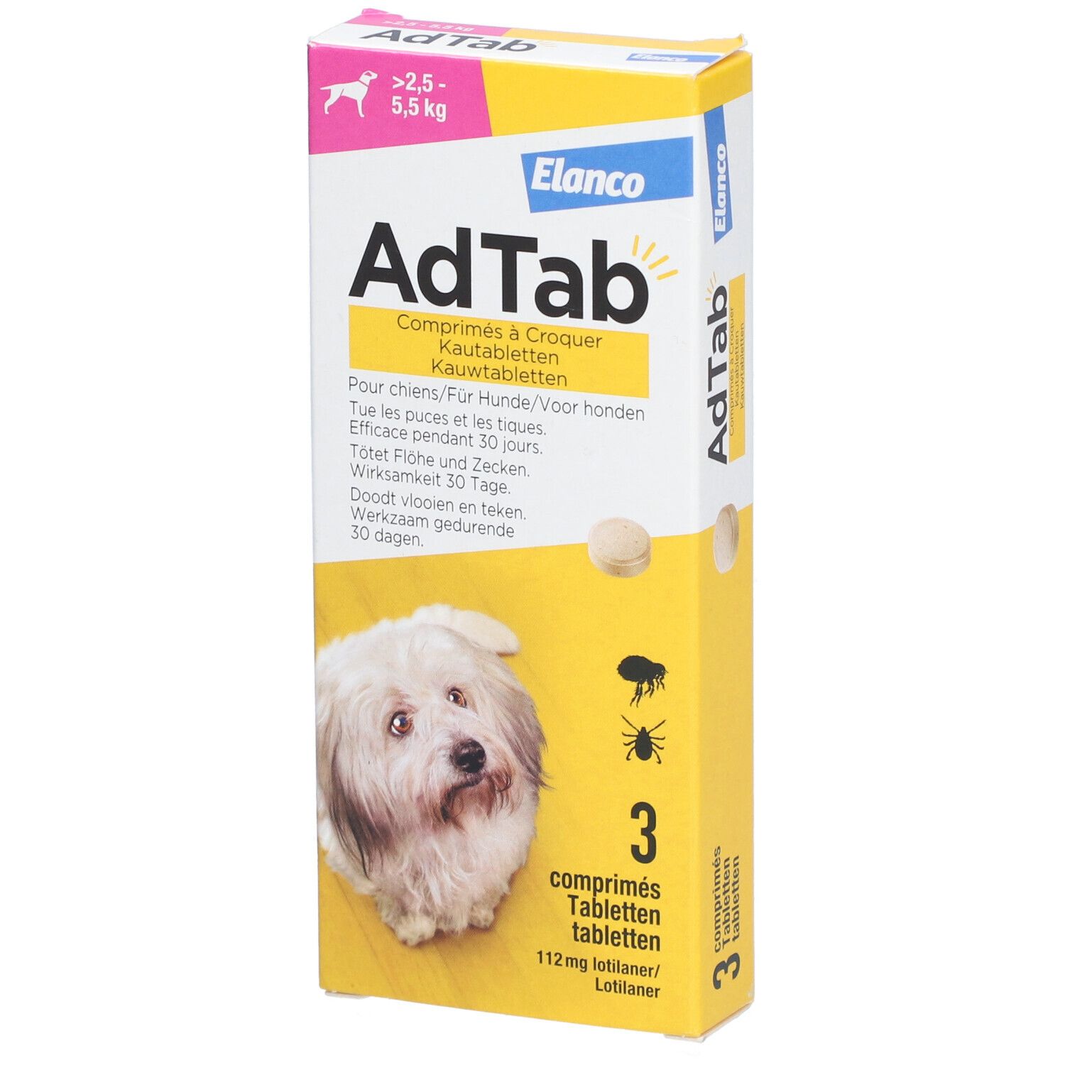 AdTab Chien > 2,5 Kg - 5,5 Kg