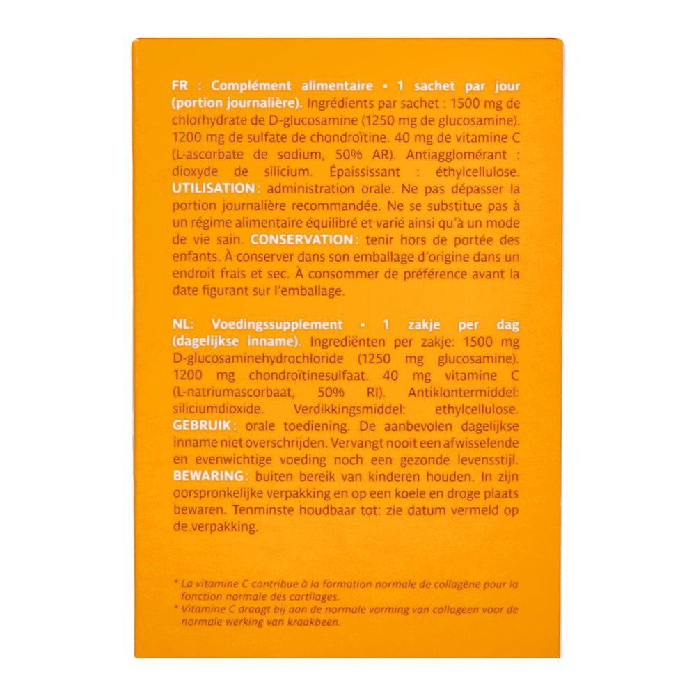 Achterkant van de Biocondil verpakking. Bevat informatie over ingrediënten en gebruik in het Frans.