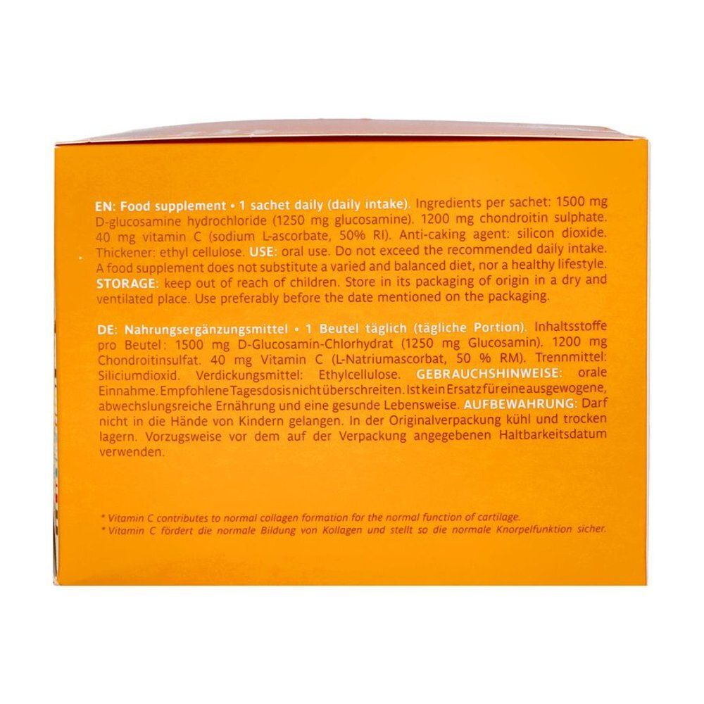 Dos de la boîte Biocondil. Texte en français et néerlandais. Contient 180 sachets. Marque : Trenker.