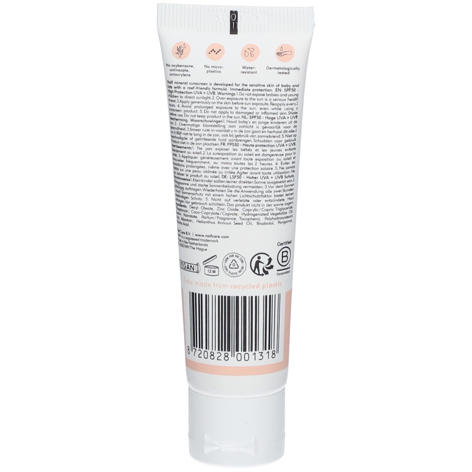 Naïf Baby & Kids Mineral Sunscreen SPF50