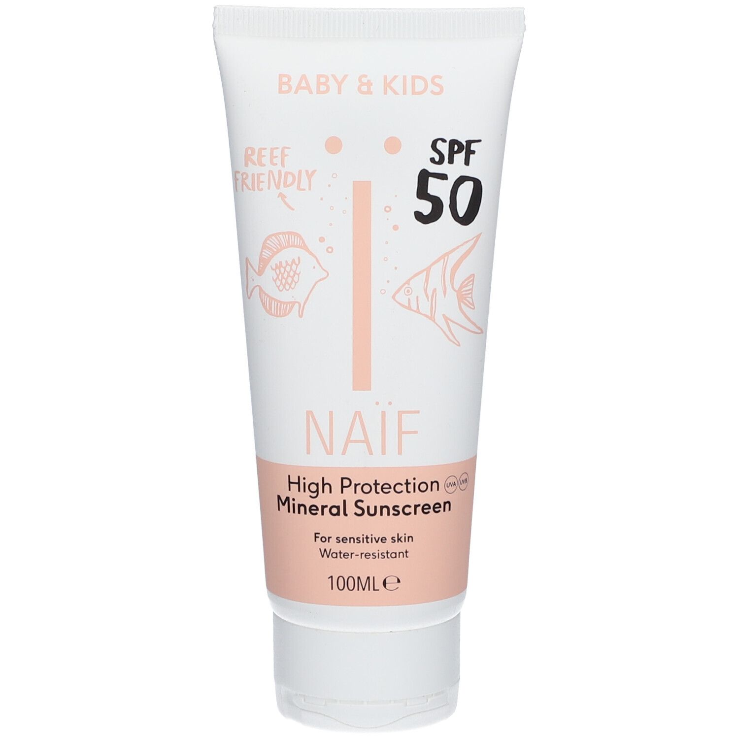 Naïf Baby & Kids Mineral Sunscreen Cream SPF50