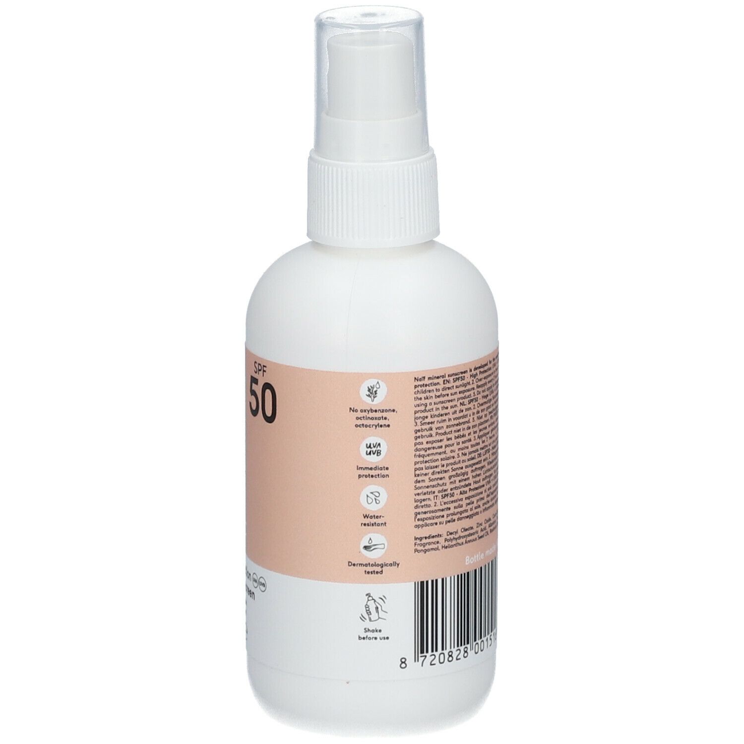 Naïf Sun Mineral Sunscreen Spray SPF50