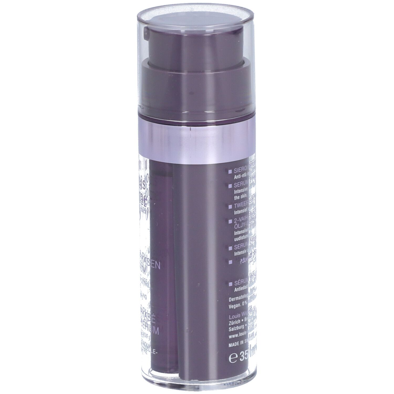 Louis Widmer Anti-Ageing Intensive Tweefasig Serum Olie-in-Serum Zonder Parfum