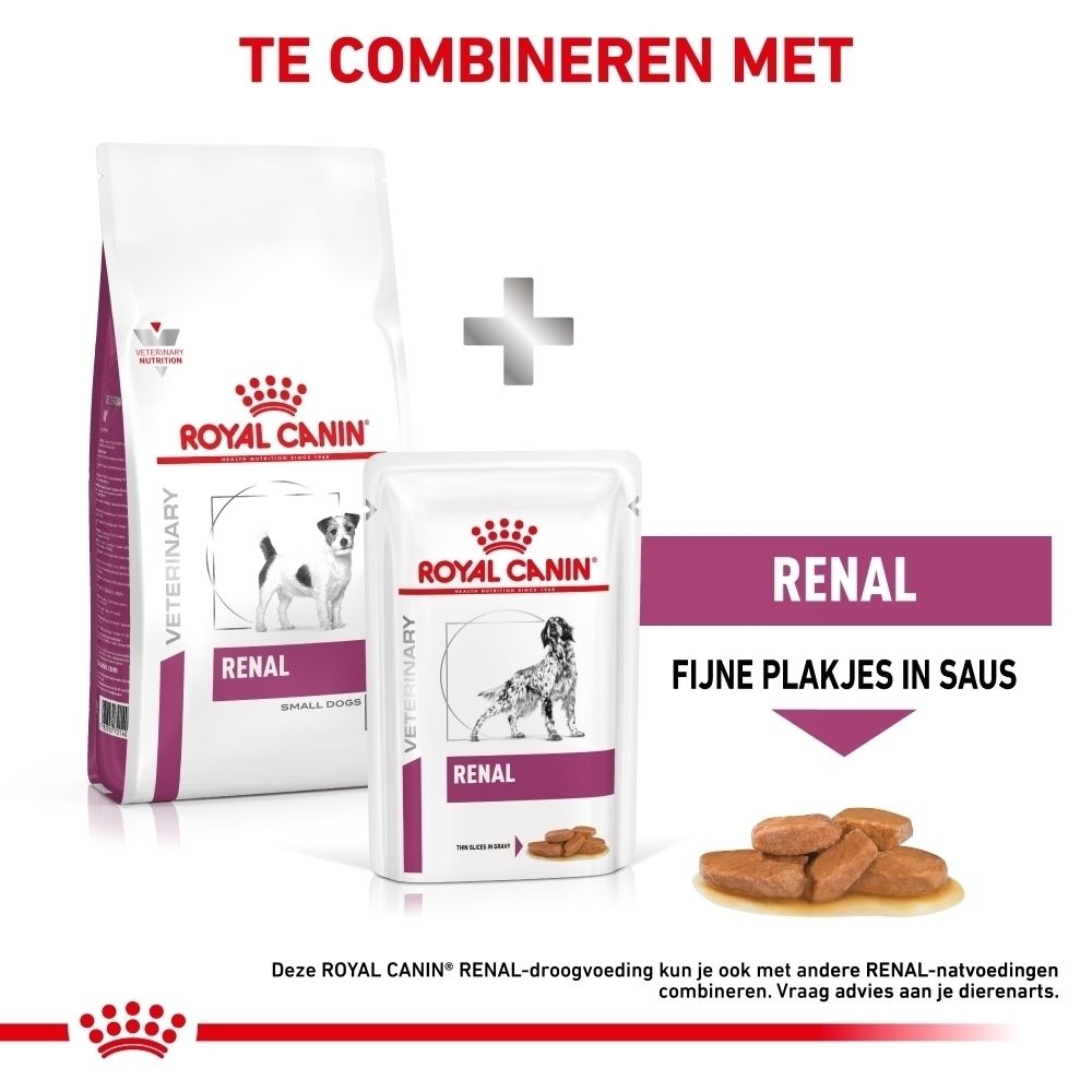 ROYAL CANIN Renal droogvoer en natvoer.