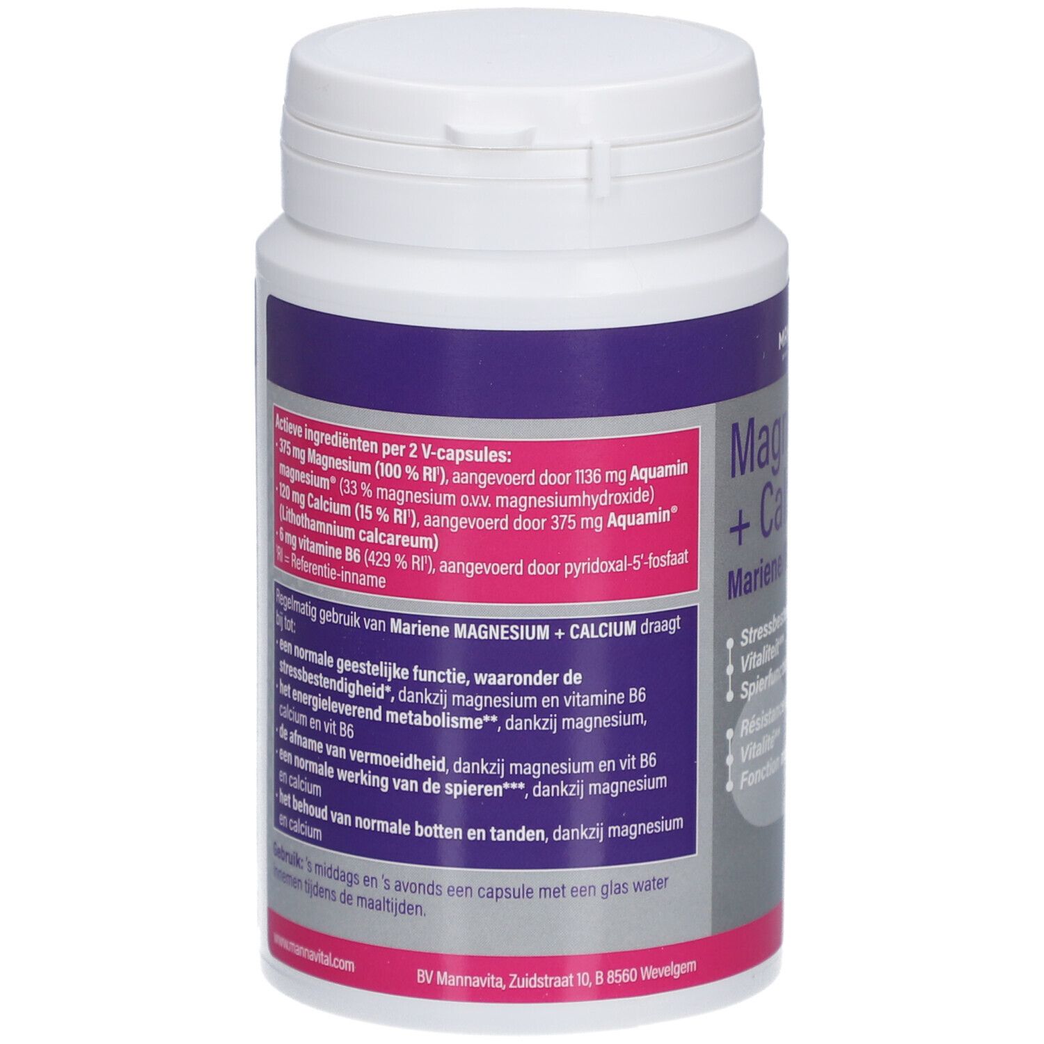 MannaVital Mariene Magnesium + Calcium Platinum