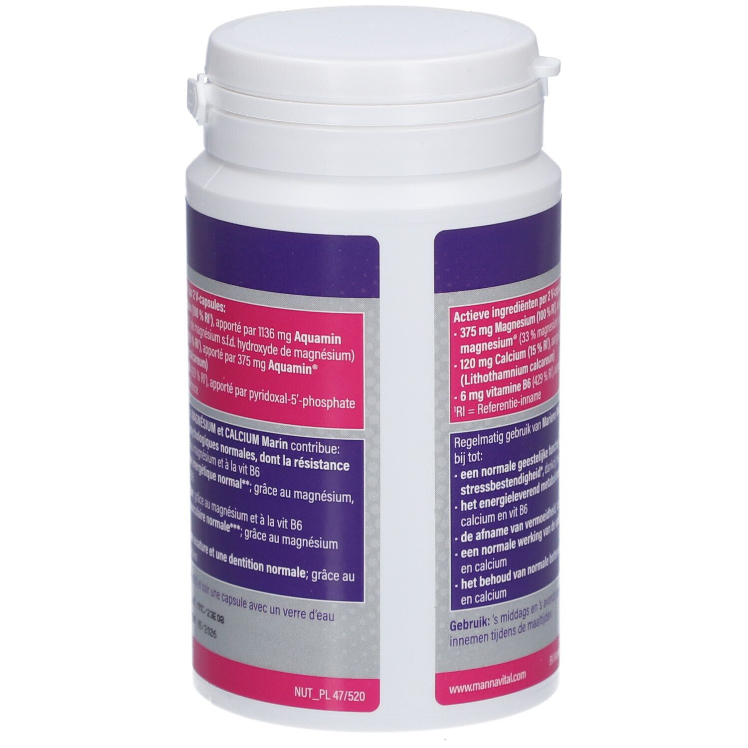 MannaVital Mariene Magnesium + Calcium Platinum