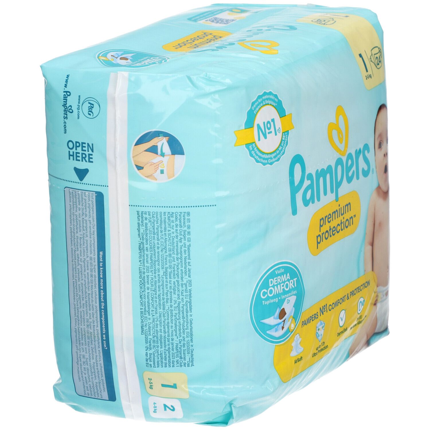 Pampers Premium Protection Maat 1