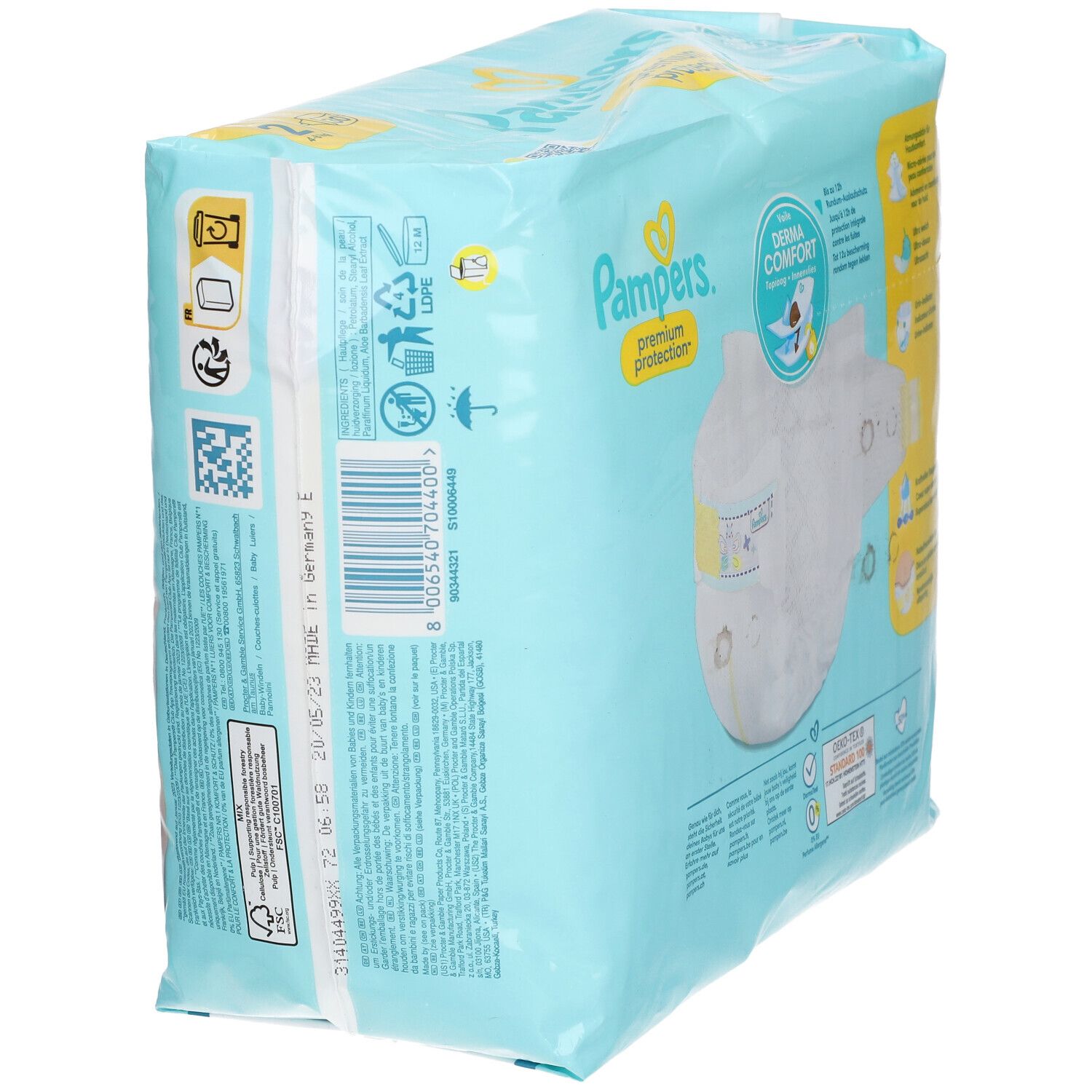PAMPERS Premium Protection Couche taille 2 4-8 kg
