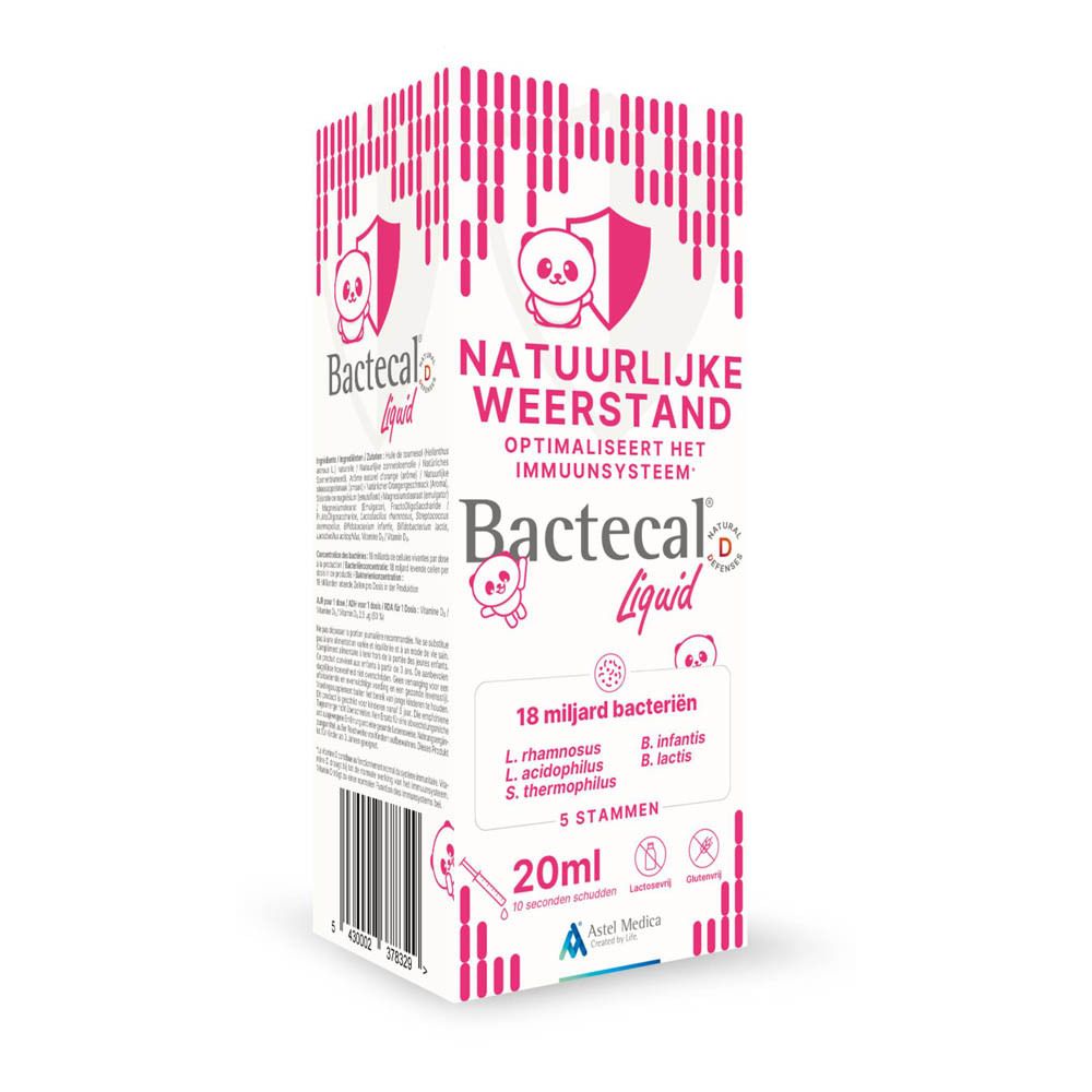 BACTECAL D Liquid flesje voor kinderen, 20 ml.