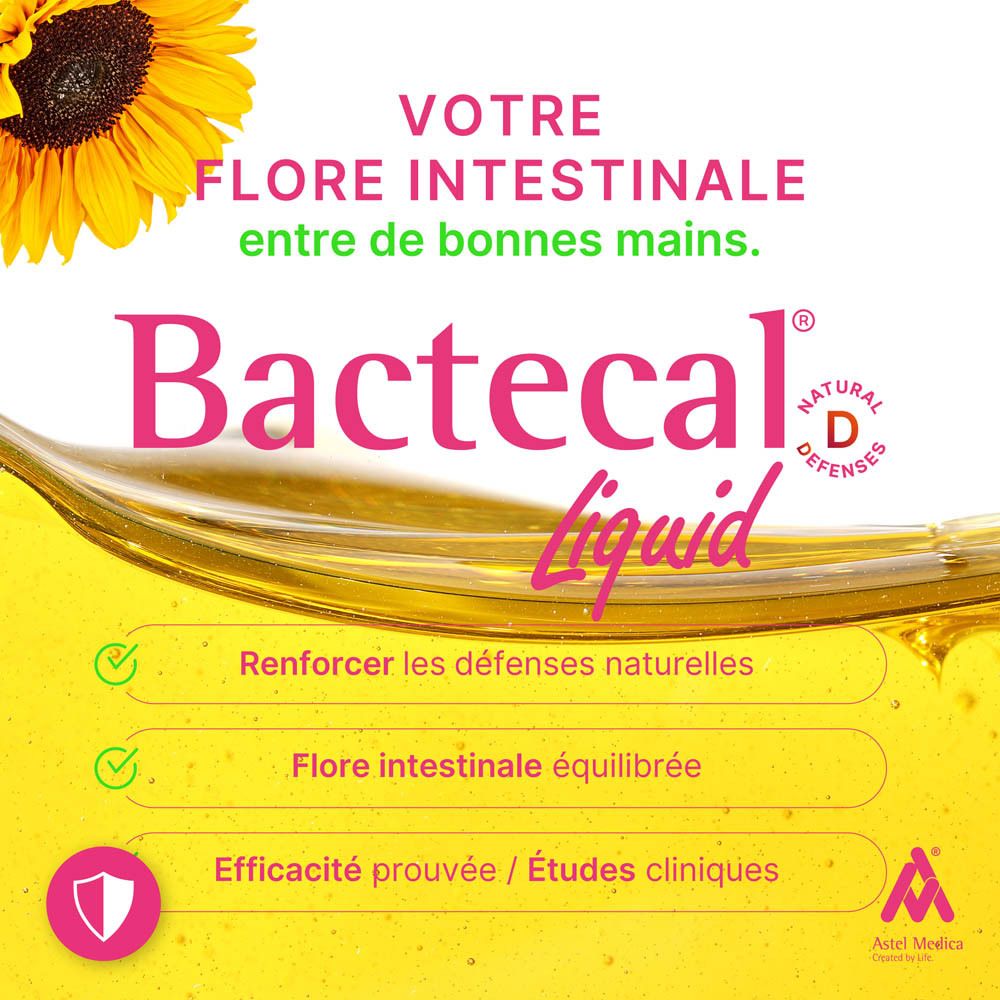 Flacon BACTECAL D Liquid pour enfants, 20 ml.