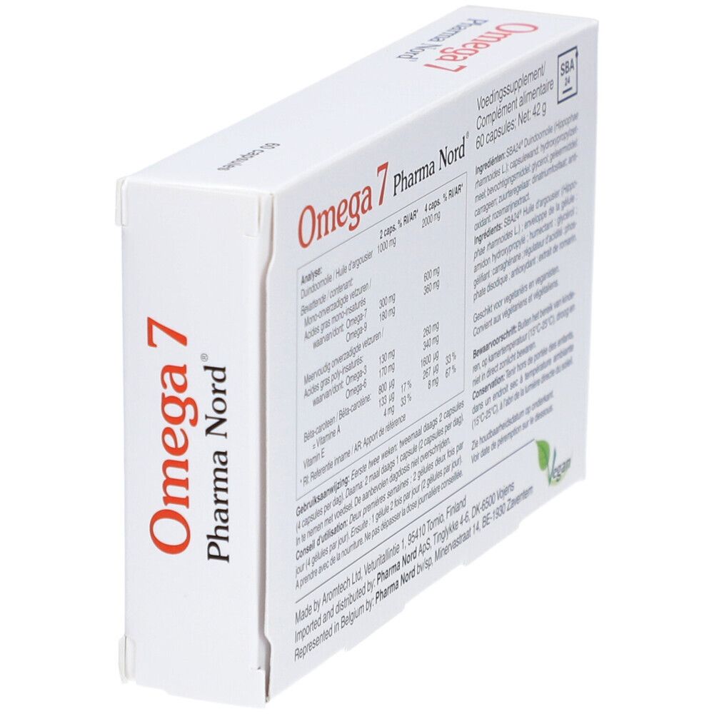 Pharma Nord Omega 7 | duindoornextract | Droge slijmvliezen, menopauze