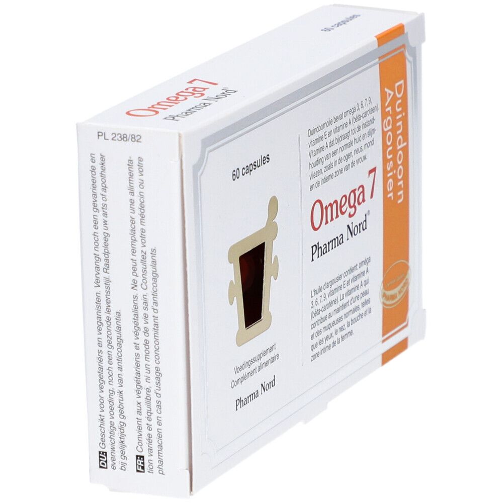 Pharma Nord Omega 7 | duindoornextract | Droge slijmvliezen, menopauze