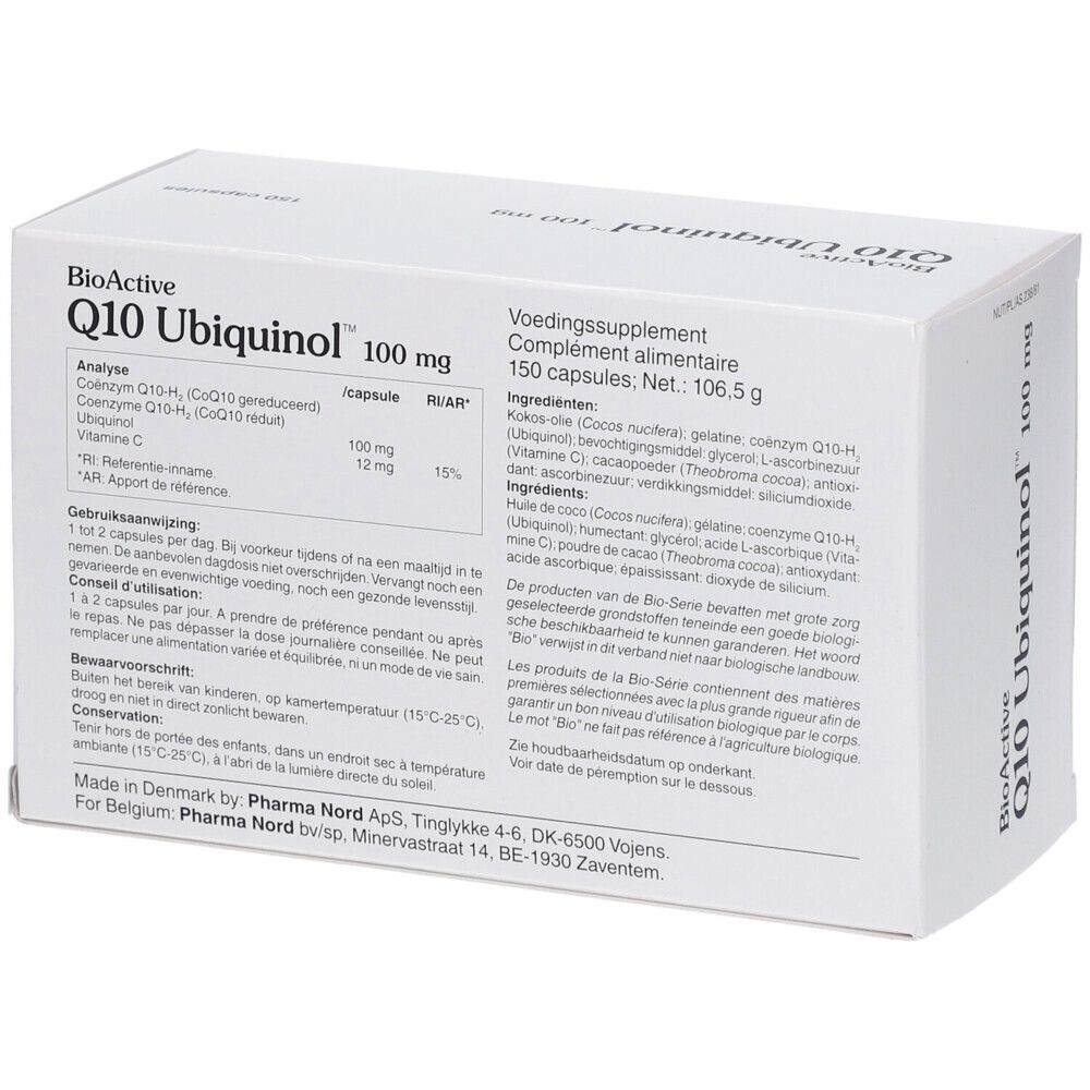 Pharma Nord BioActive Q10 100mg | ubiquinol | Énergie