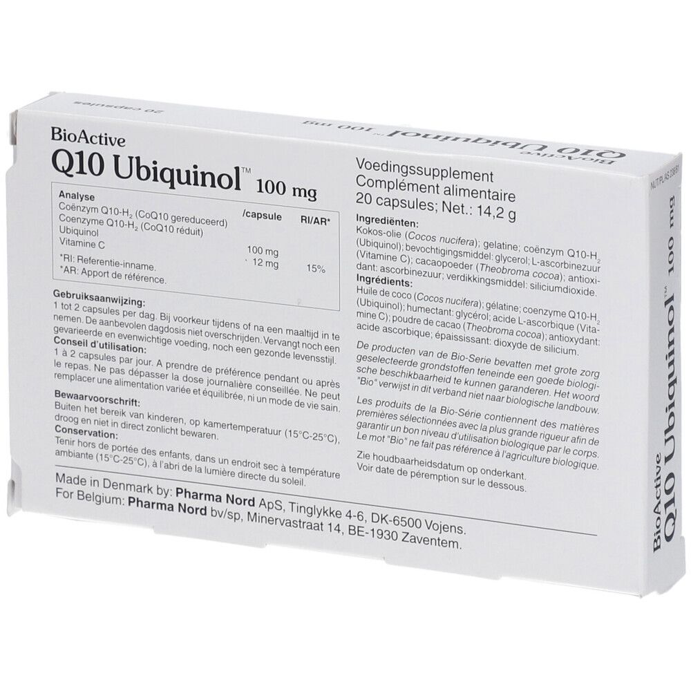 Pharma Nord BioActive Q10 100mg | ubiquinol | Énergie