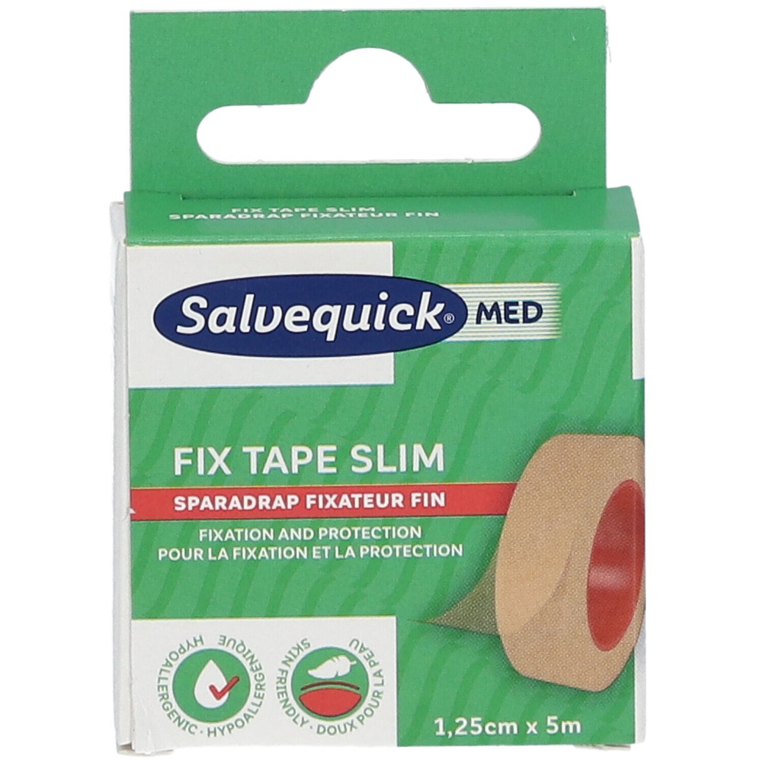 Salvequick® Med Fix Tape Refill 1,25 cm x 5 m