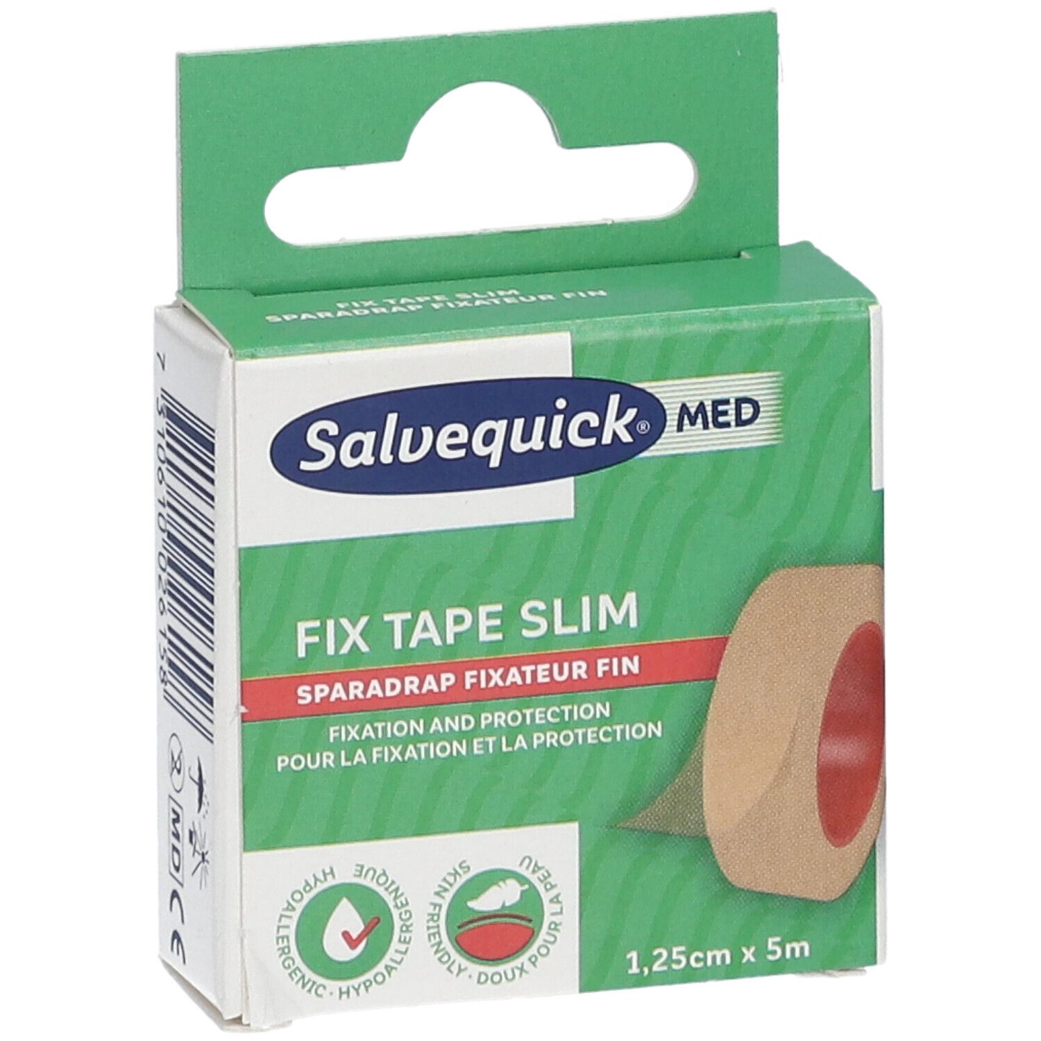 Salvequick® Med Fix Tape Refill 1,25 cm x 5 m