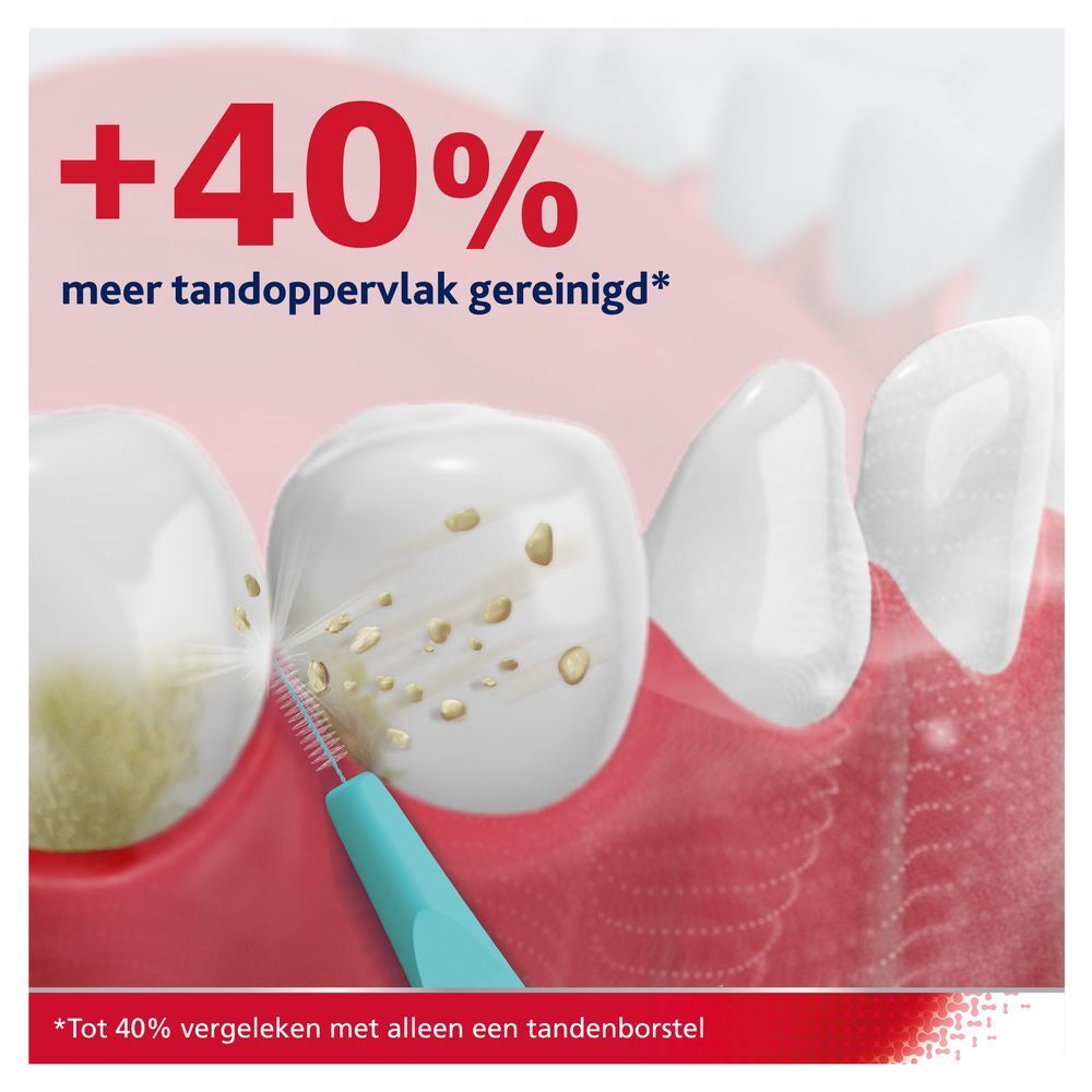 PARODONTAX interdentale borstel. Helpt tandvlees gezond te houden. Regelmatig gebruik aanbevolen.