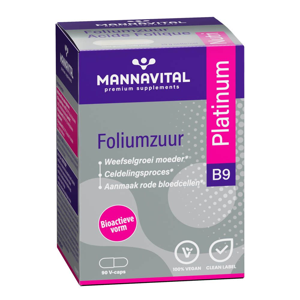 Mannavital Foliumzuur Platinum