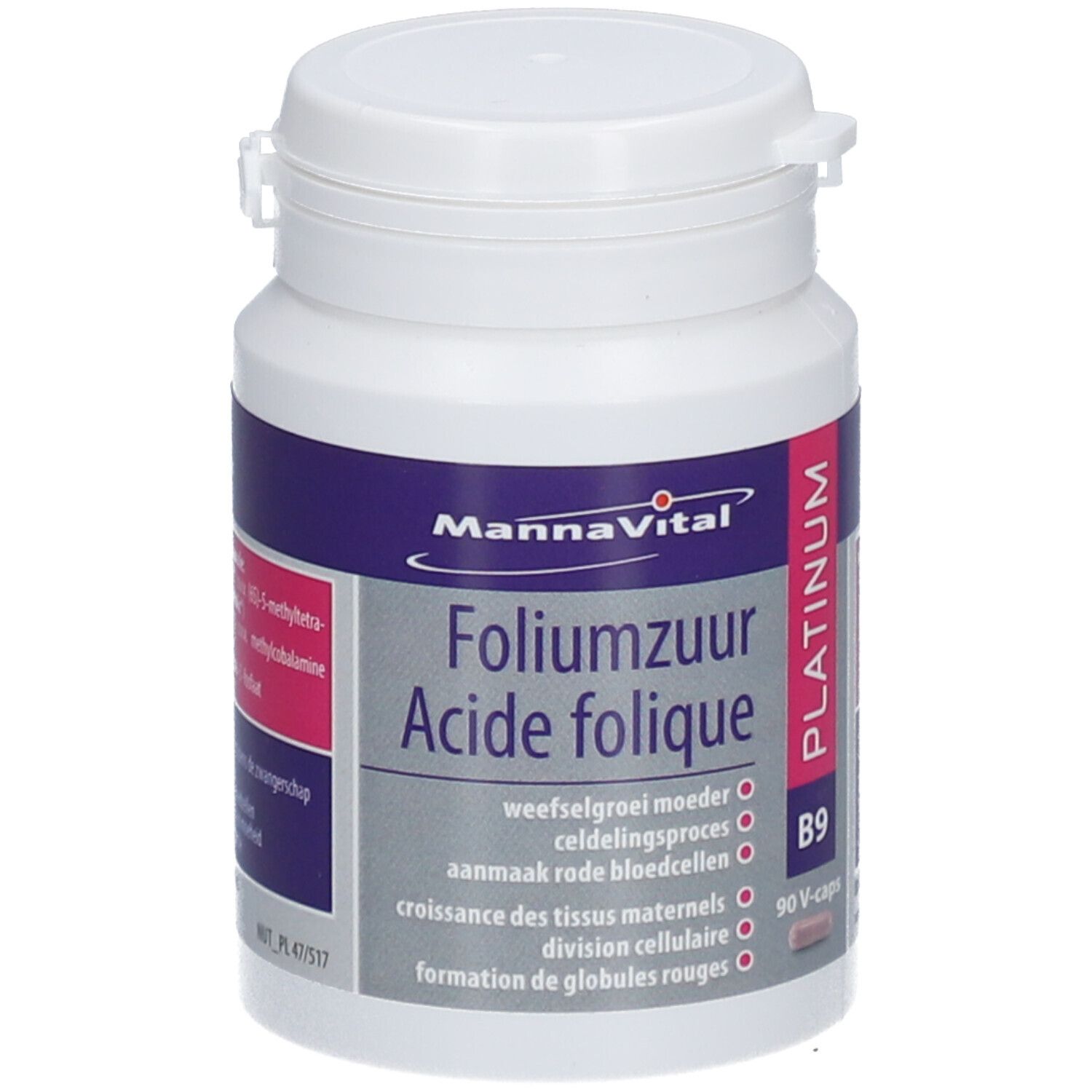 Mannavital Acide Folique Platinum