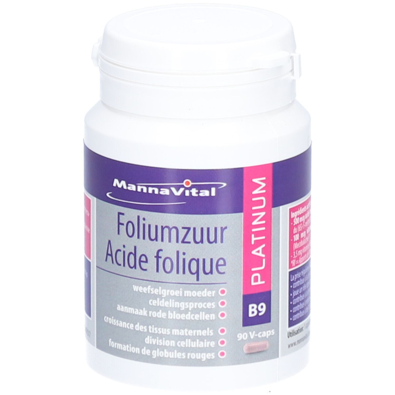 Mannavital Acide Folique Platinum