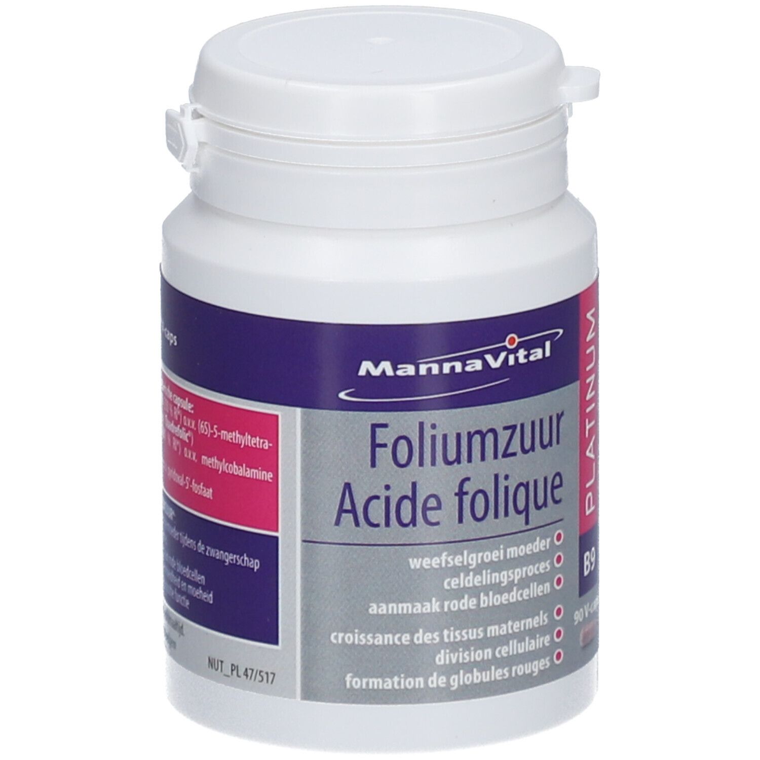 Mannavital Acide Folique Platinum