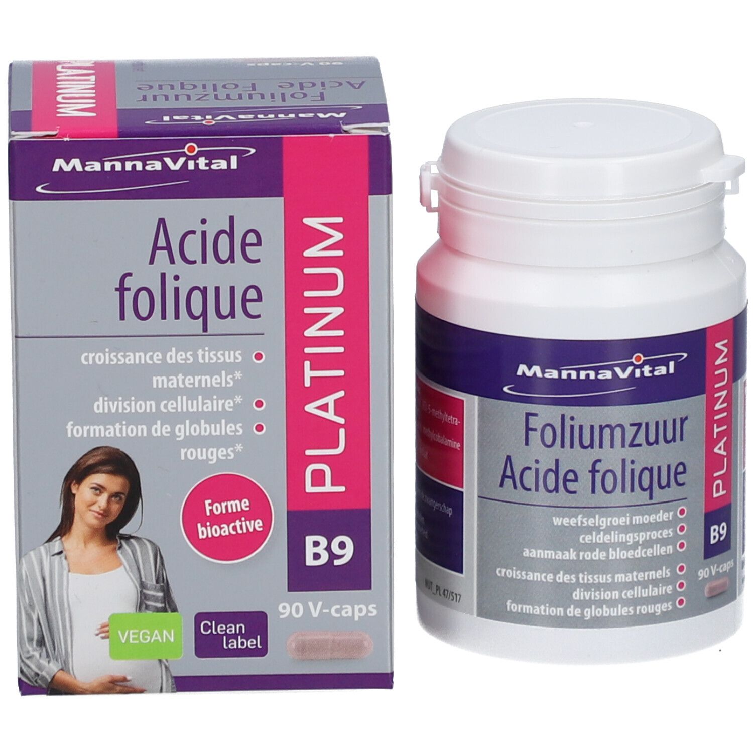 Mannavital Acide Folique Platinum