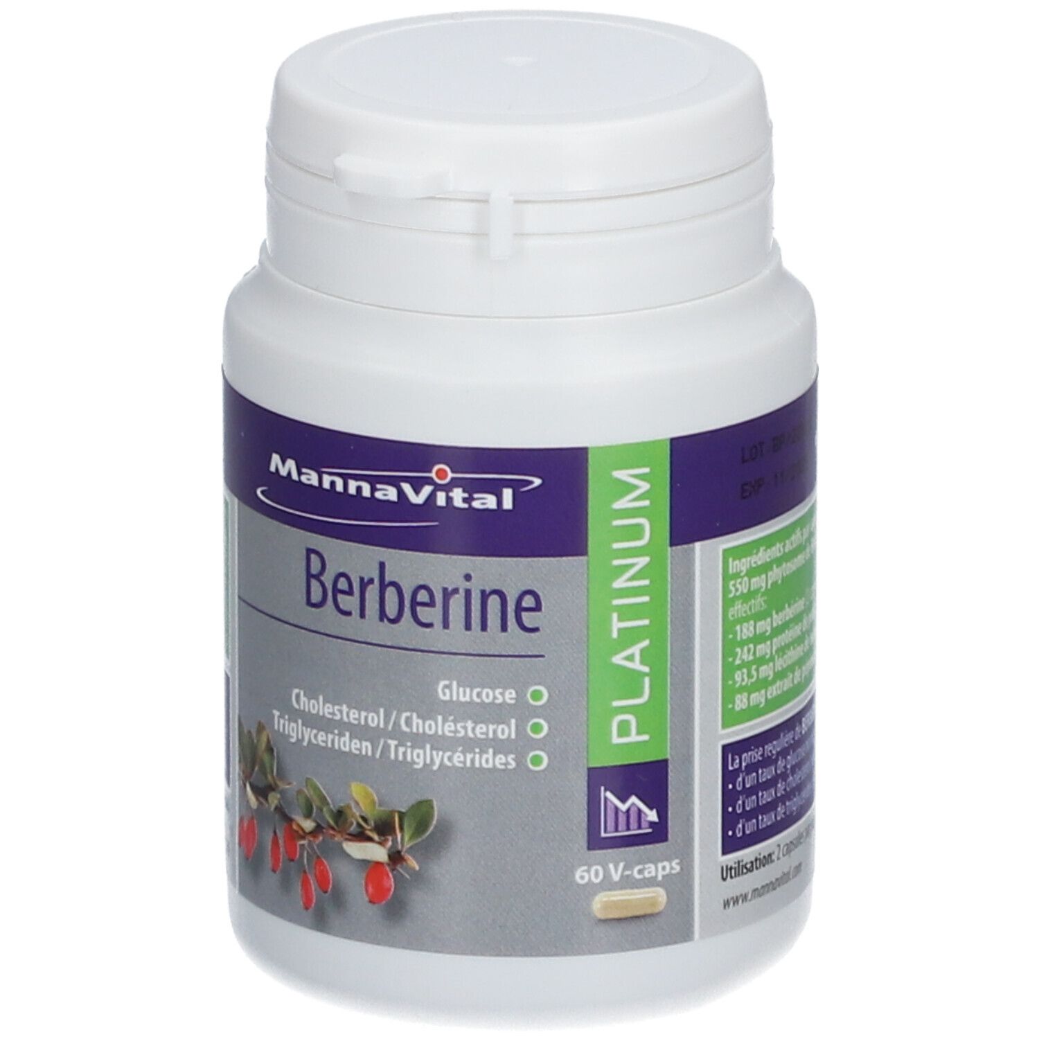 MANNAVITAL Berberine Platinum