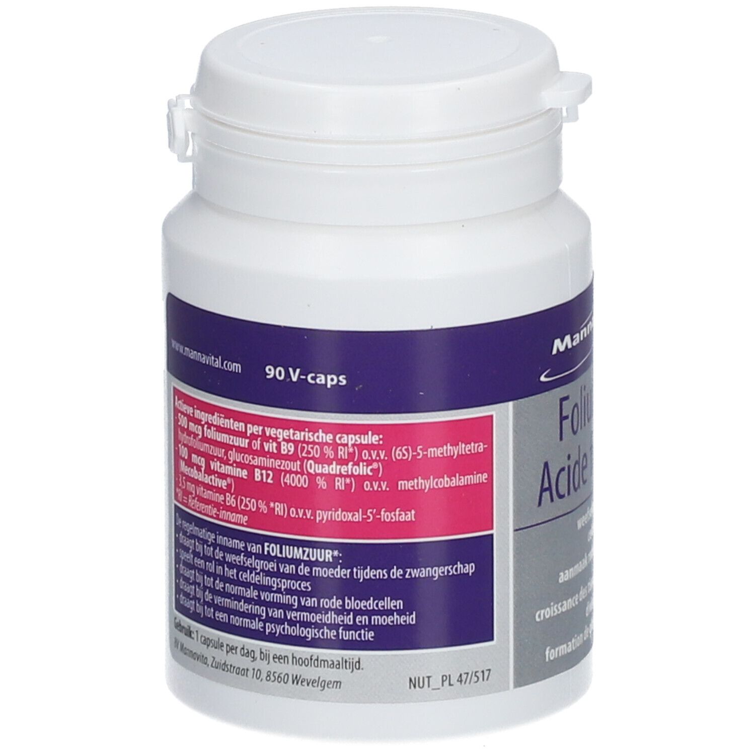 Mannavital Acide Folique Platinum