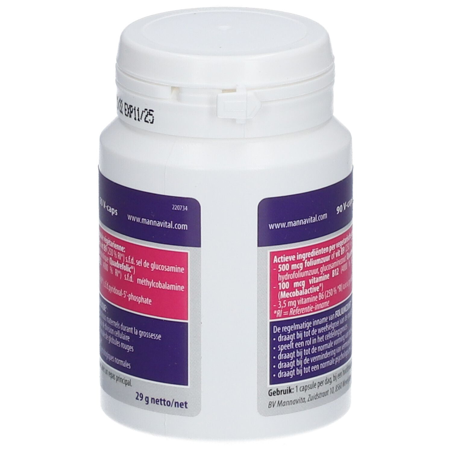 Mannavital Acide Folique Platinum