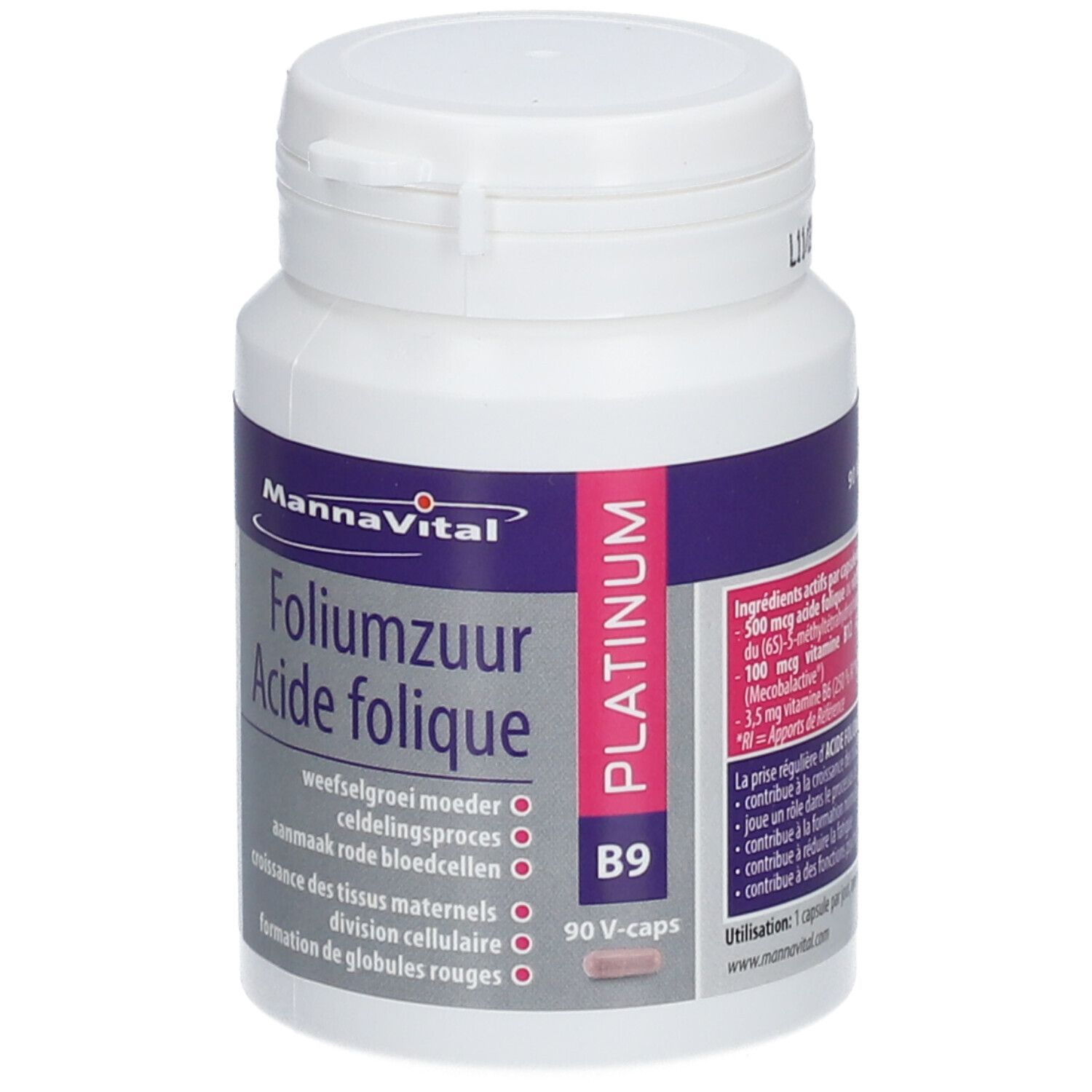 Mannavital Acide Folique Platinum