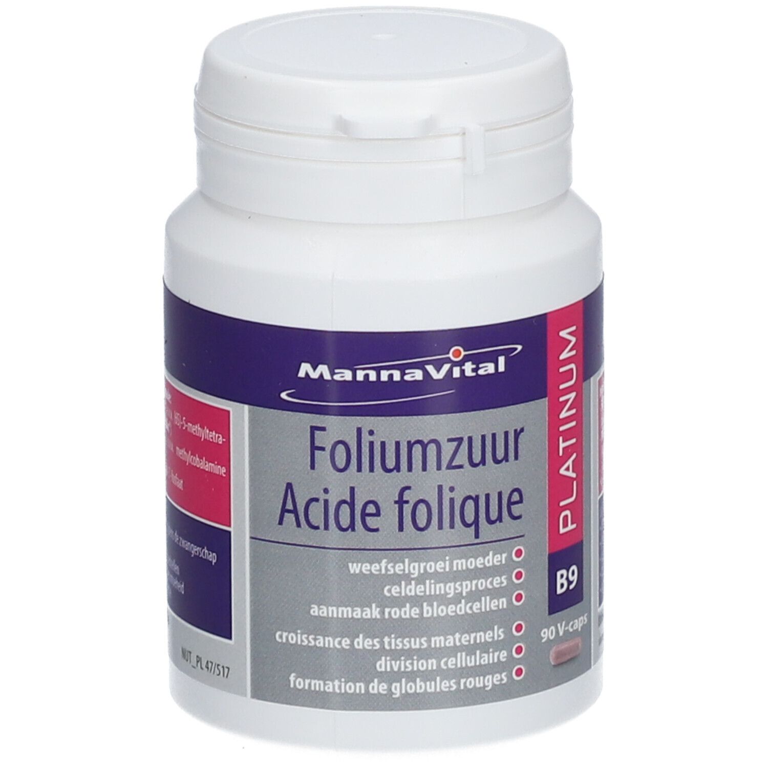 Mannavital Acide Folique Platinum