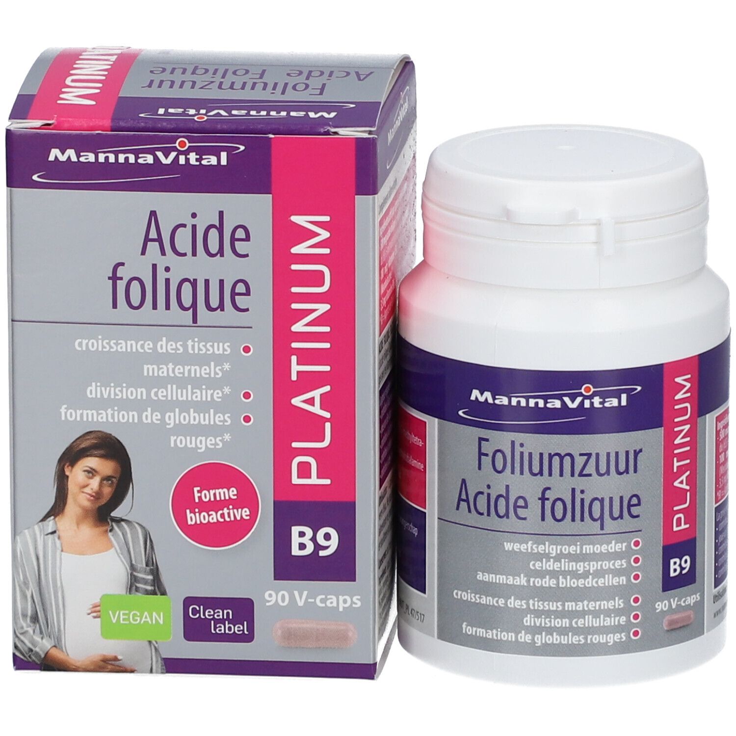 Mannavital Acide Folique Platinum