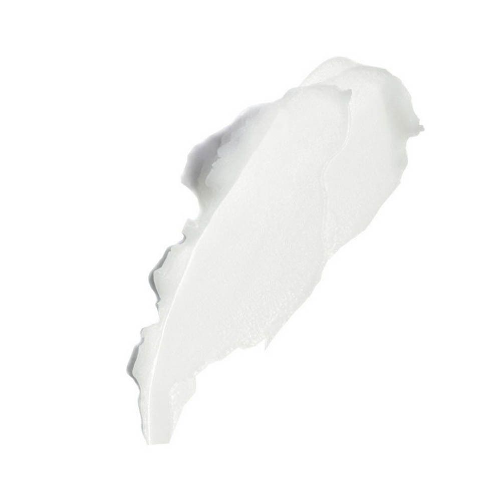 Witte balsemveeg op witte achtergrond.