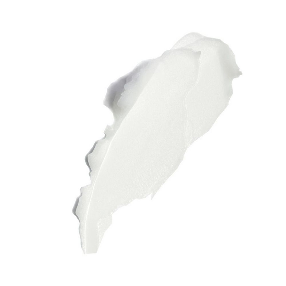 Witte balsemveeg op witte achtergrond.