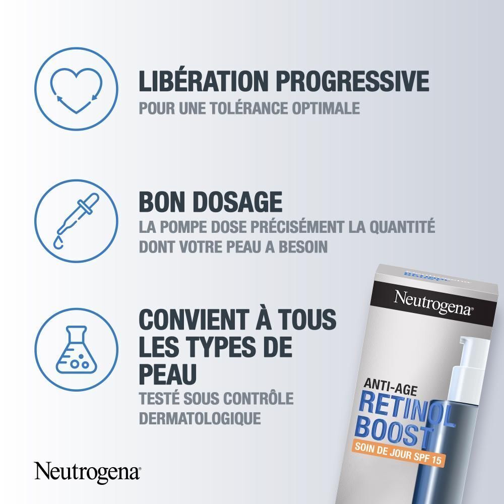 Neutrogena® Retinol Boost Crème de Jour Anti-Âge SPF15