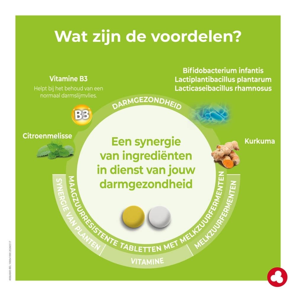 Ortis Colon Balance Regular verpakking met muntblad achtergrond.
