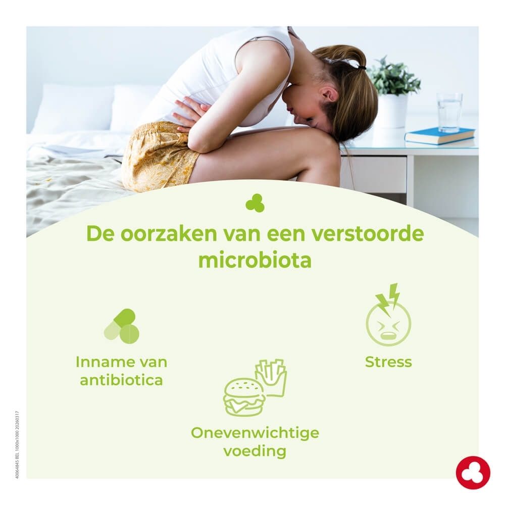 Ortis Colon Balance Regular verpakking met muntblad achtergrond.