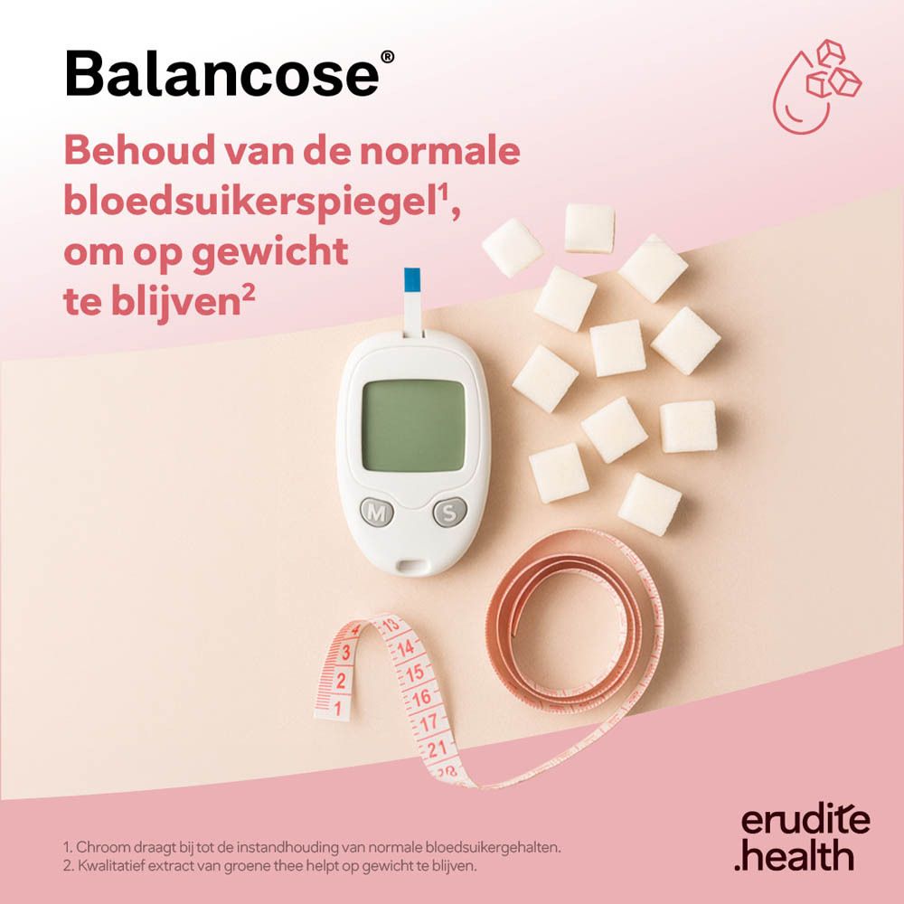Balancose: bloedsuikercontrole, gewichtscontrole, dieetondersteuning, gezonde levensstijl.
