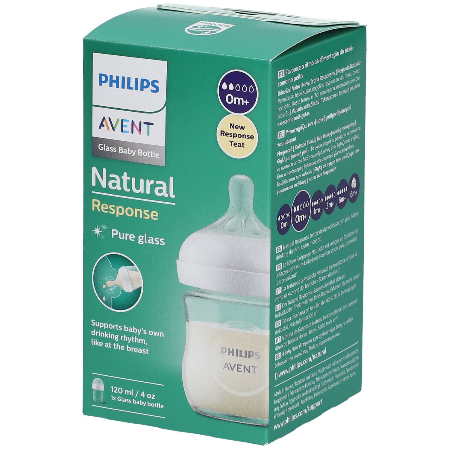 Philips Avent Natural Response Glazen Zuigfles SCY930/01