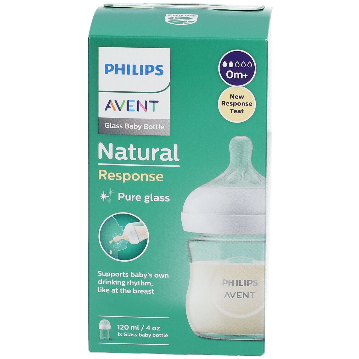 Philips Avent Natural Response Glazen Zuigfles SCY930/01