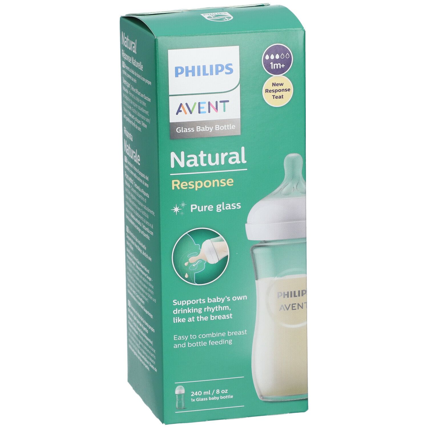 Philips Avent Natural Response Biberon en Verre SCY933/01