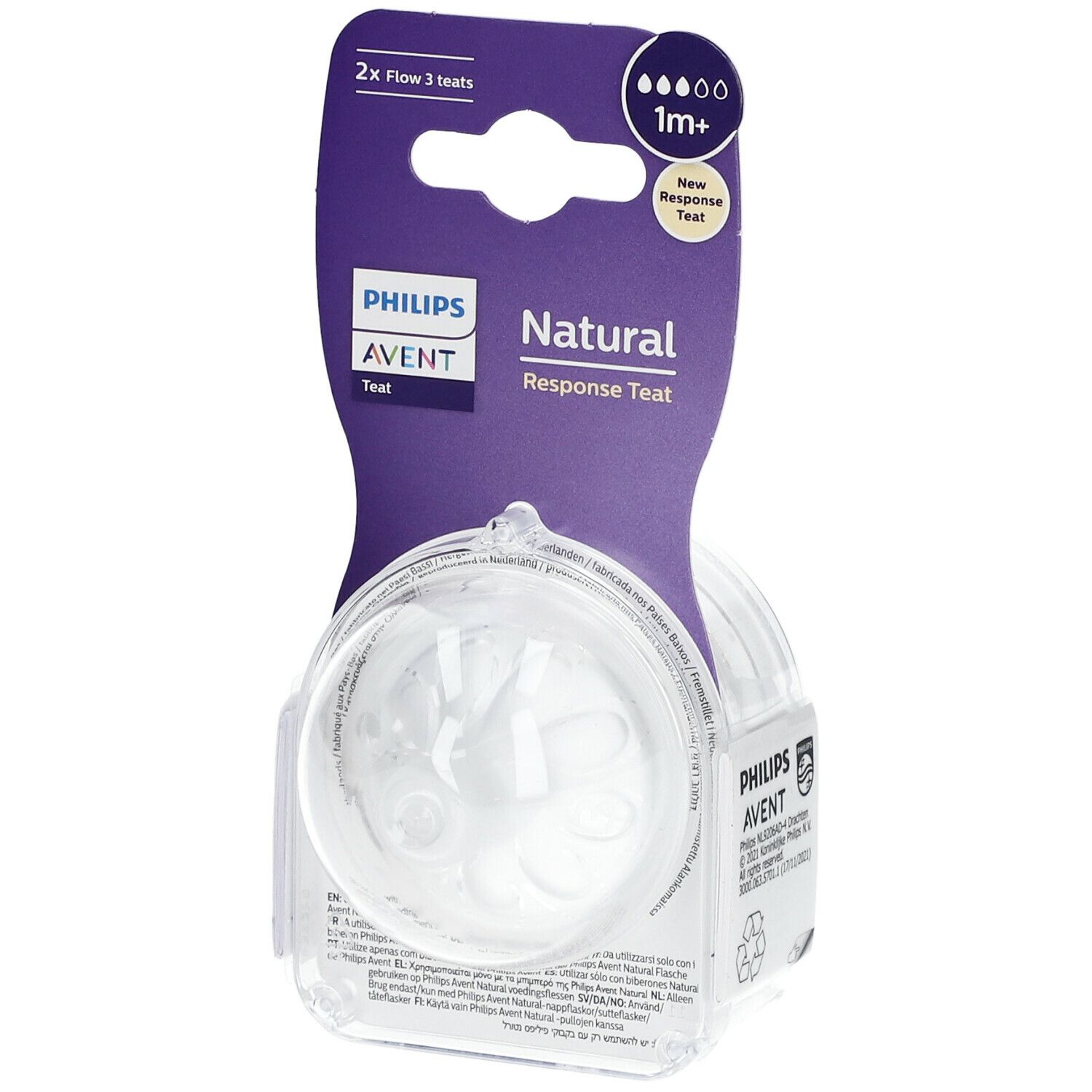 Philips Avent Natural Response Tétine Flow 3 SCY963/02