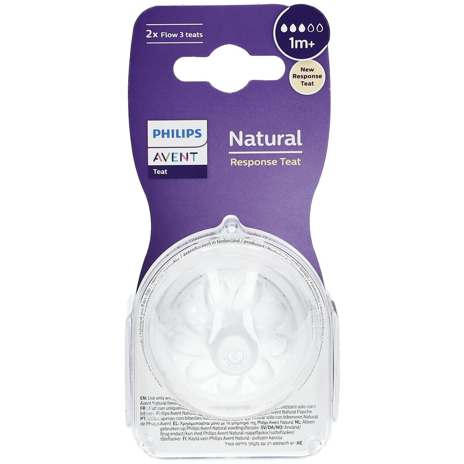 Philips Avent Natural Response Tétine Flow 3 SCY963/02