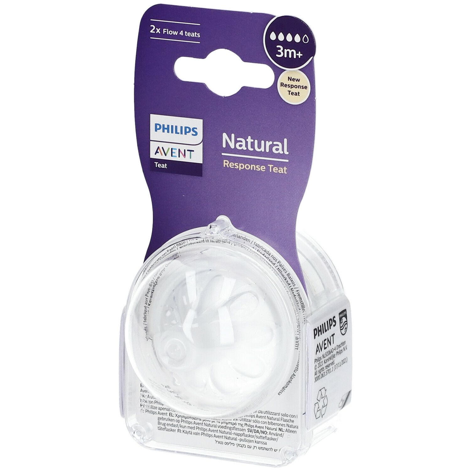 Philips Avent Natural Response Tétine Flow 4 SCY964/02