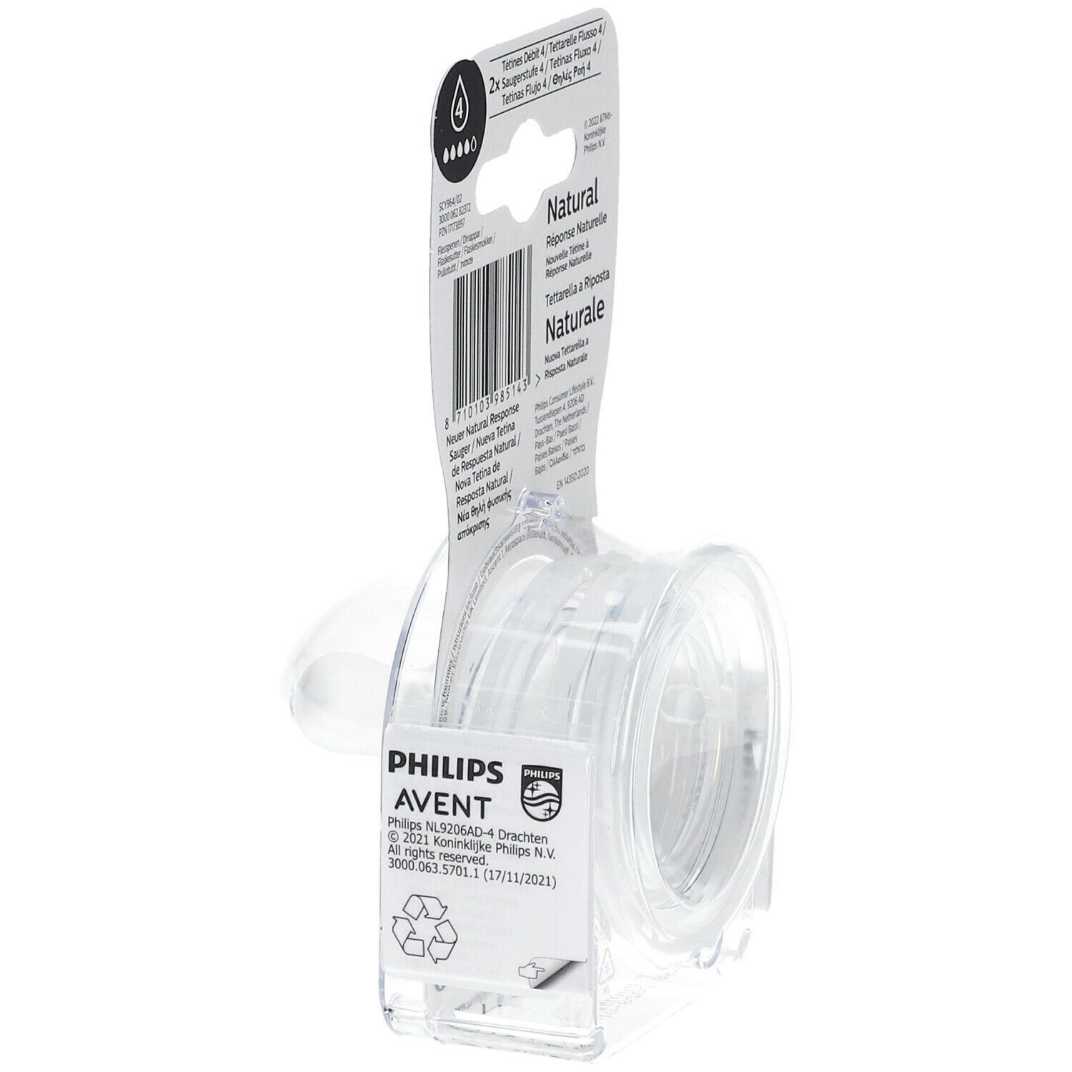 Philips Avent Natural Response Tétine Flow 4 SCY964/02