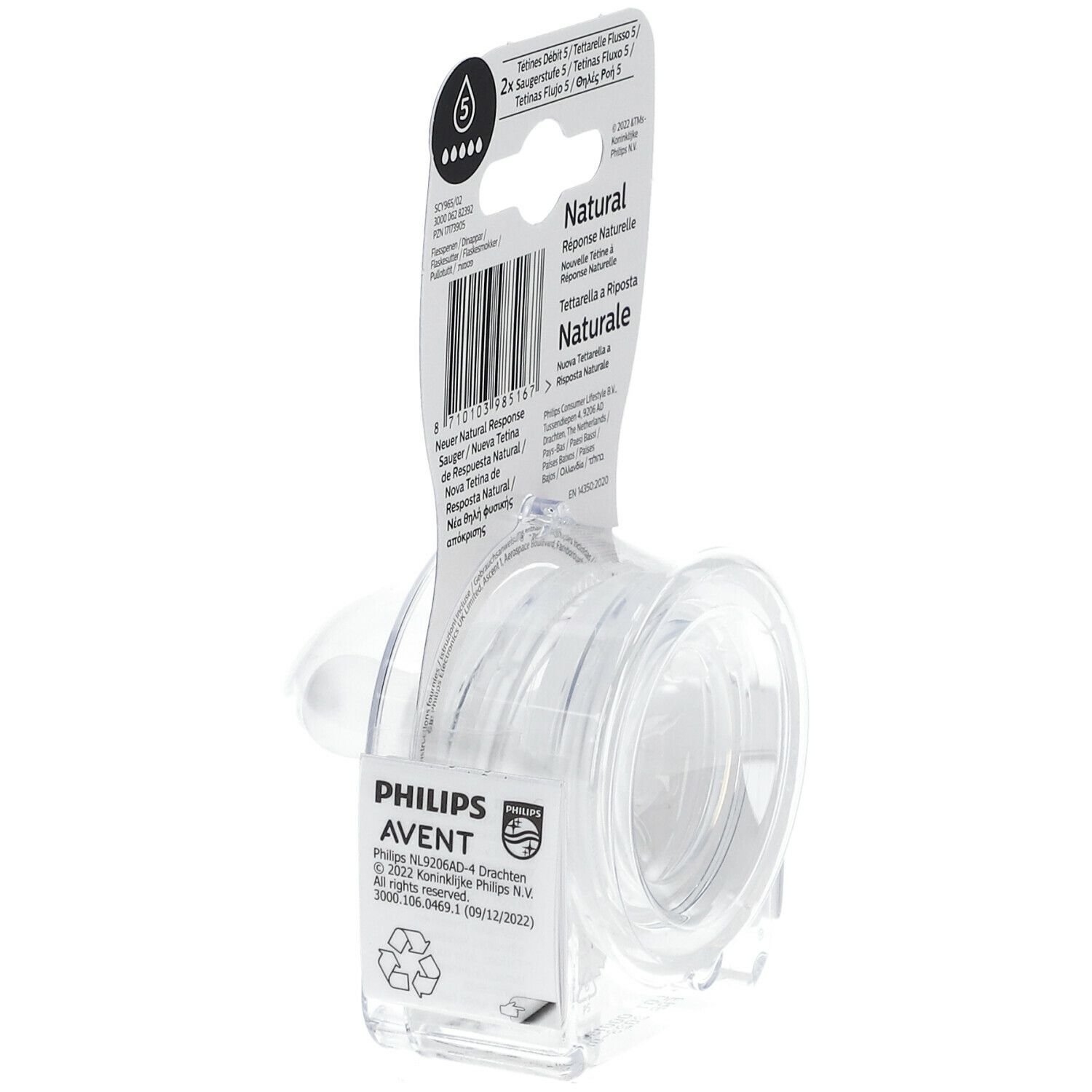 Philips Avent Natural Response Tétine Flow 5 SCY965/02