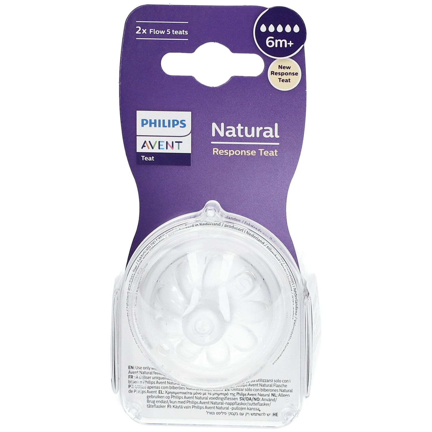 Philips Avent Natural Response Zuigspeen Flow 5 SCY965/02